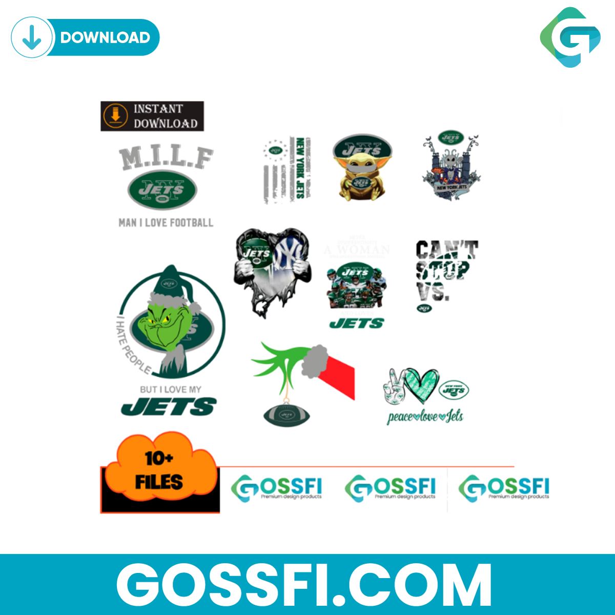 bundle-10-files-new-york-jets-logo-svg