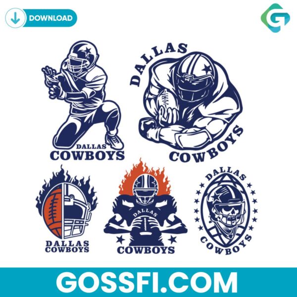 dallas-cowboy-football-team-bundle-sport-nfl-svg