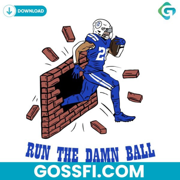 run-the-damn-ball-indianapolis-colts-nfl-svg