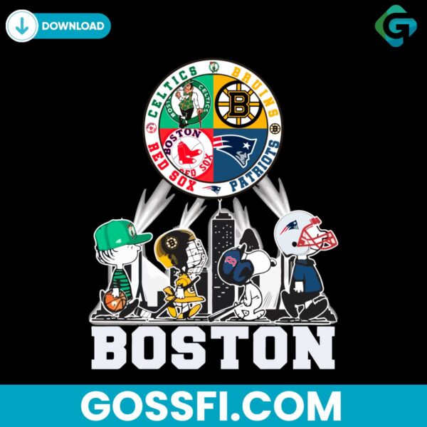 the-peanuts-boston-city-sport-team-logo-png-download