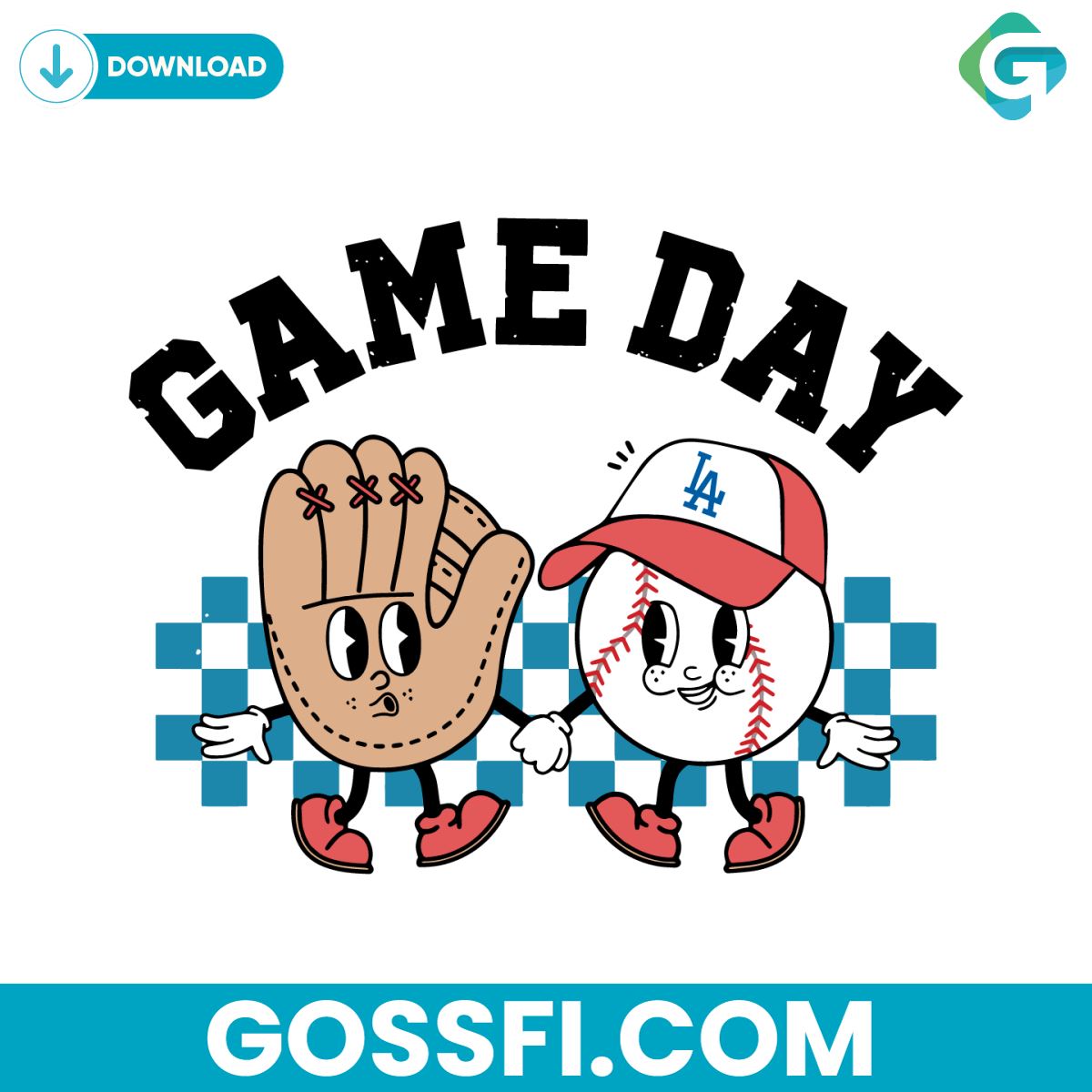 game-day-los-angeles-dodgers-baseball-svg-digital-download