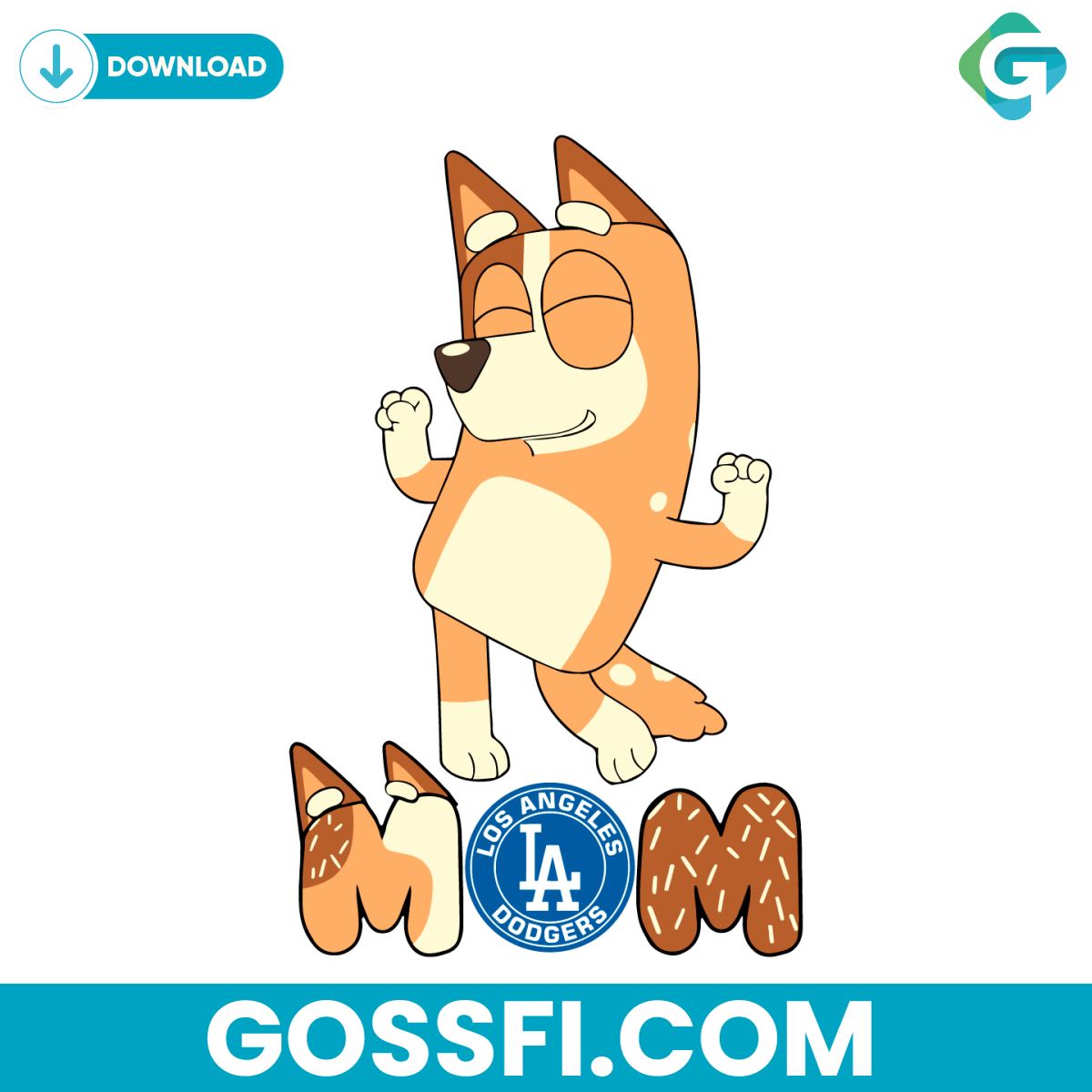 bluey-mom-los-angeles-dodgers-baseball-svg-digital-download