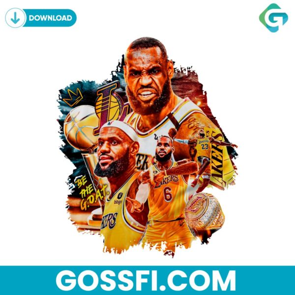 be-the-goat-lebron-james-lakers-basketball-player-png