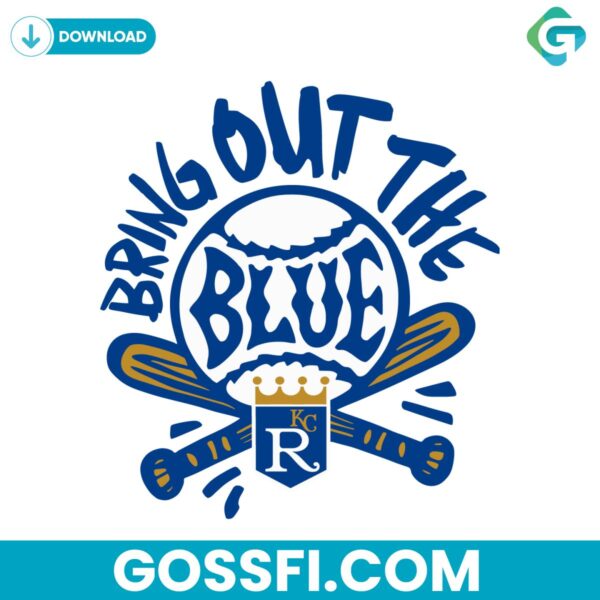 bring-out-the-blue-baseball-kansas-city-svg-digital-download