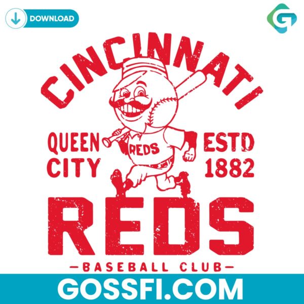 cincinnati-reds-retro-queen-city-baseball-svg-digital-download