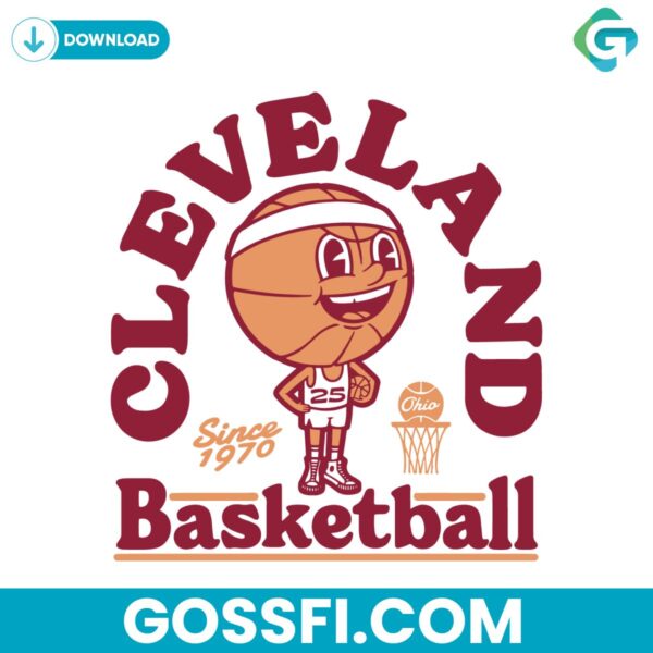 cleveland-basketball-1970-nba-svg-digital-download