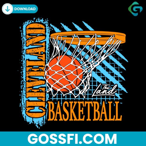 retro-cleveland-basketball-net-svg-cricut-digital-download
