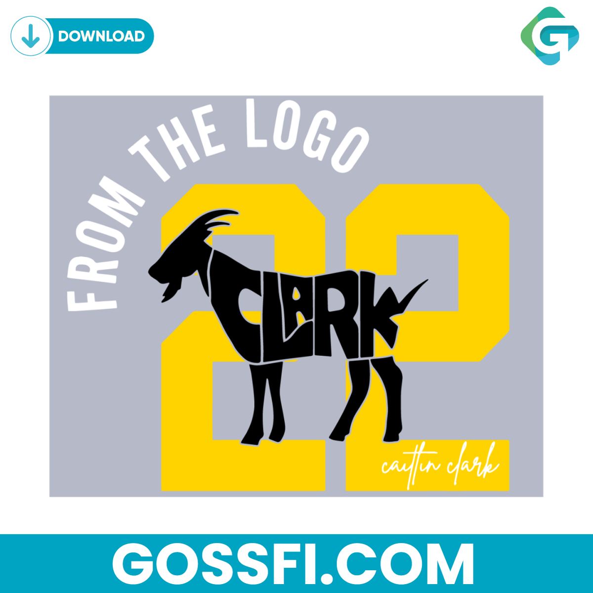 goat-clark-22-from-the-logo-svg-digital-download