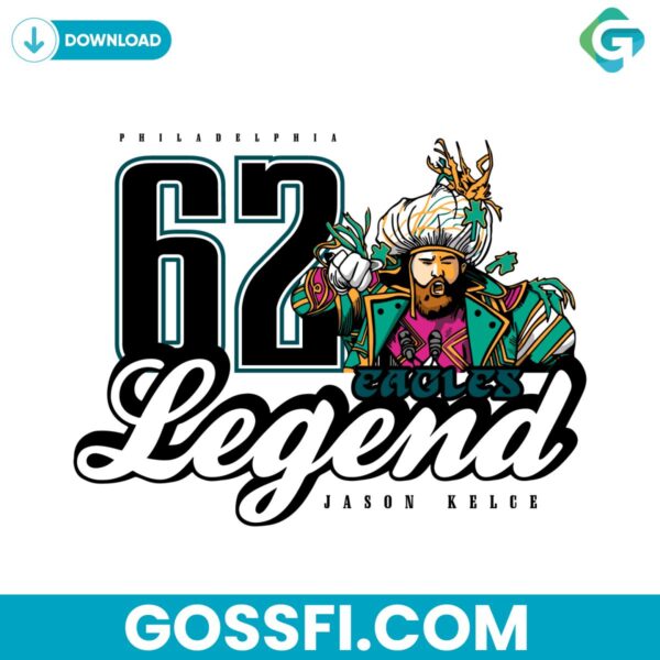 legend-philadelphia-eagles-jason-kelce-62-svg