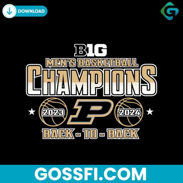 big-10-mens-basketball-champions-purdue-boilermakers-back-to-back-svg