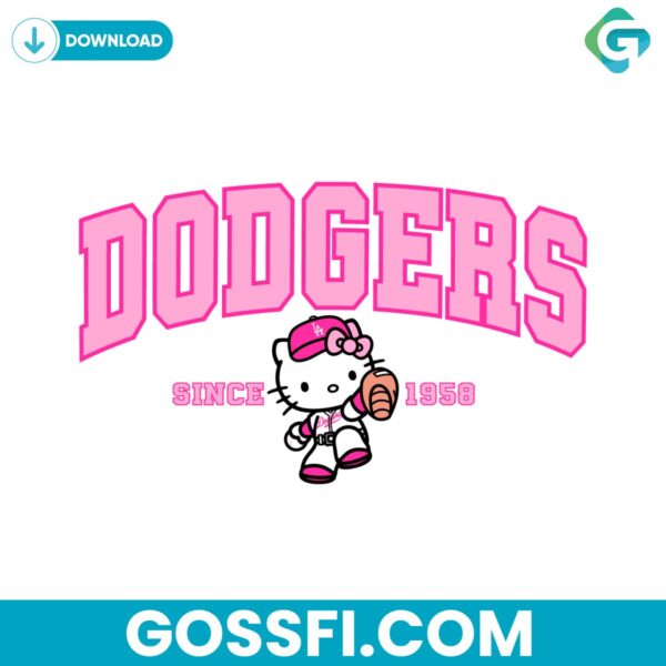 pink-baseball-hello-kitty-dodgers-svg-digital-download