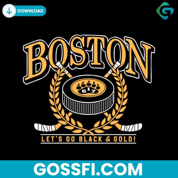 boston-bruins-lets-go-back-and-gold-nhl-svg-digital-download
