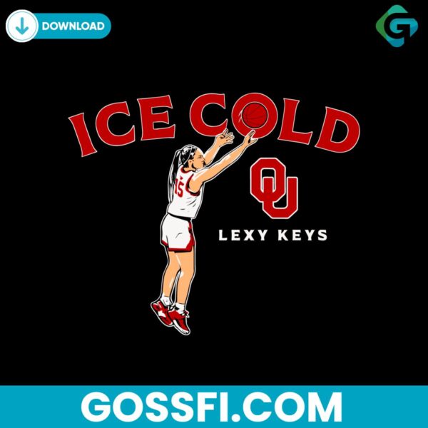 oklahoma-womens-basketball-lexy-keys-ice-cold-svg