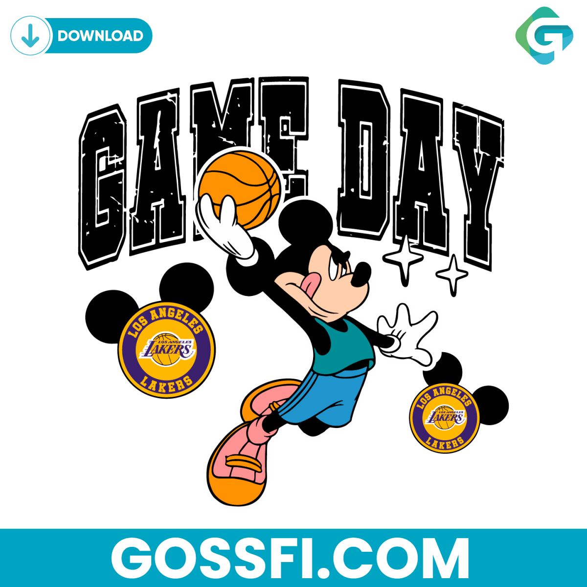 retro-basketball-game-day-los-angeles-lakers-svg