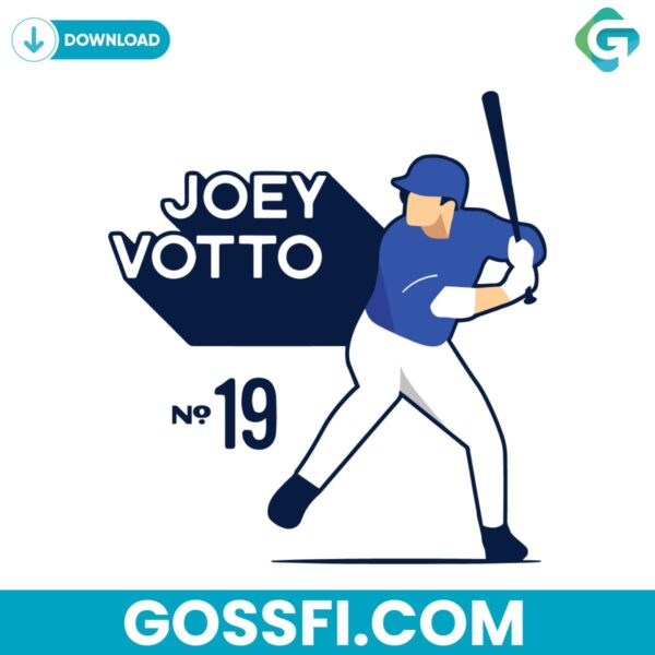 joey-votto-vintage-toronto-baseball-svg-digital-download
