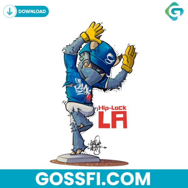 funny-los-angeles-dodgers-monster-celebration-hip-lock-png