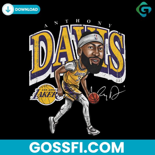 anthony-davis-los-angeles-lakers-cartoon-png