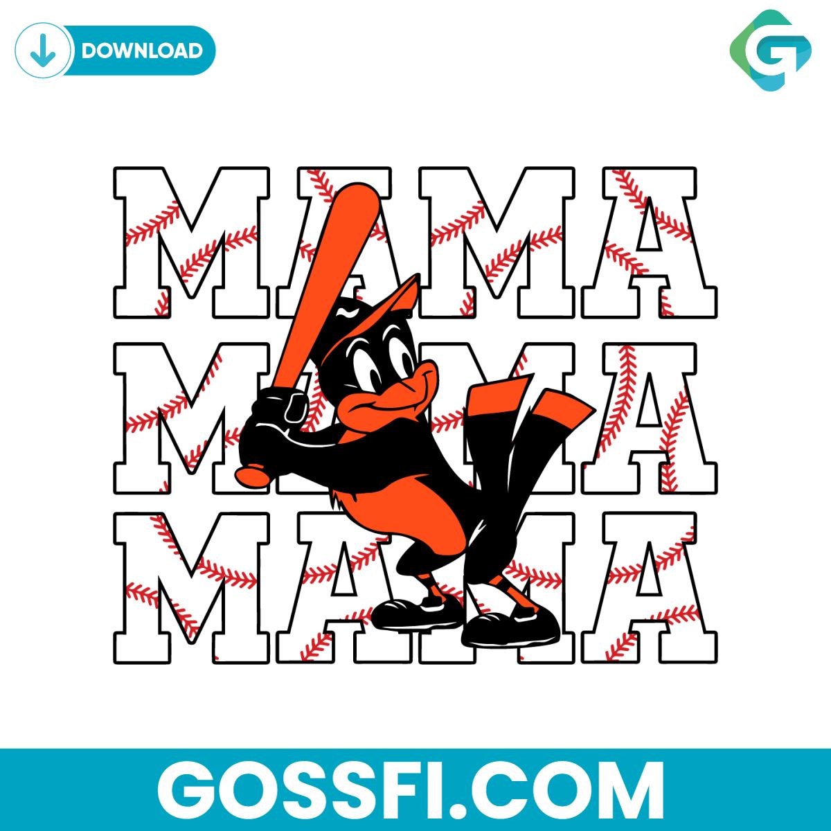 retro-mama-baseball-baltimore-orioles-svg-digital-download