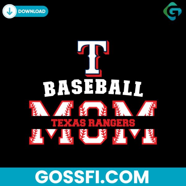 baseball-mom-texas-rangers-svg-digital-download
