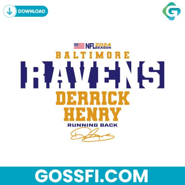 baltimore-ravens-derrick-henry-running-back-svg