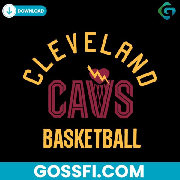 cleveland-cavs-basketball-heart-nba-svg-digital-download