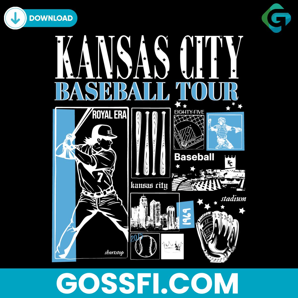 kansas-city-baseball-tour-mlb-svg-digital-download