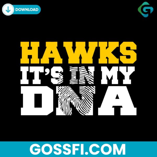 hawks-its-in-my-dna-fingerprint-ncaa-svg-digital-download