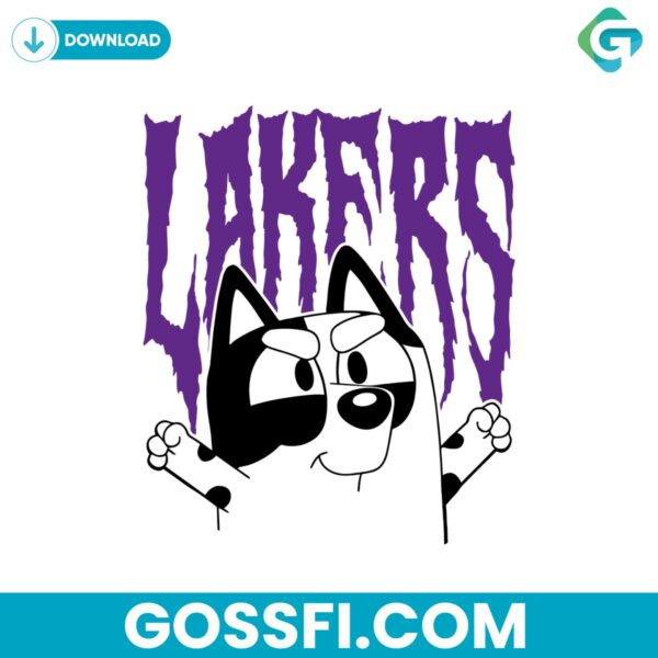 bluey-muffin-los-angeles-lakers-nba-svg-digital-download
