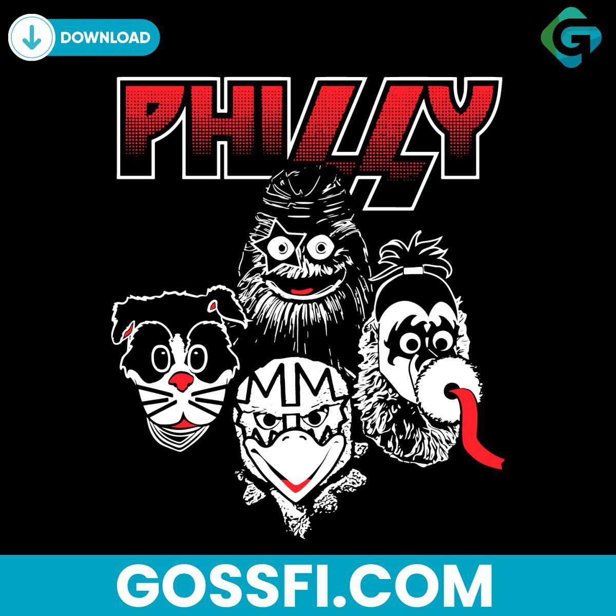 philly-mascot-sport-teams-svg-digital-download