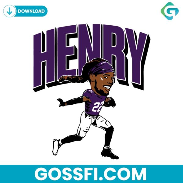 derrick-henry-baltimore-caricature-football-svg