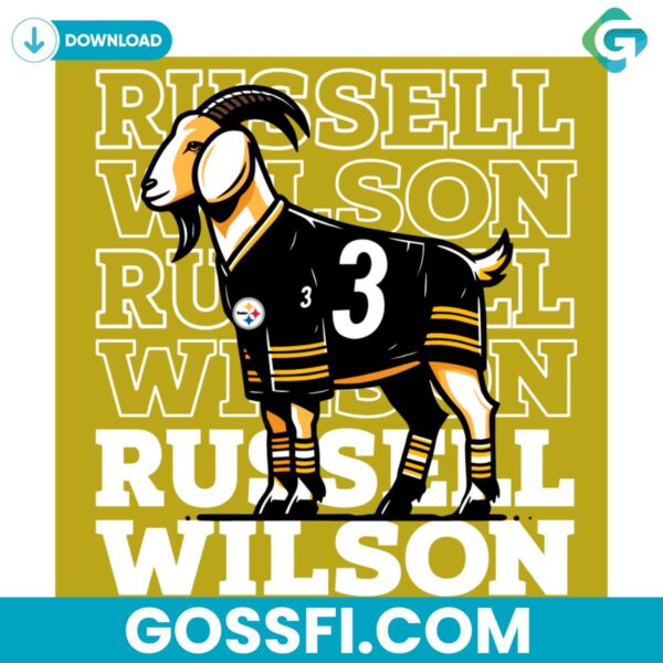 goat-russell-wilson-steelers-football-svg-digital-download