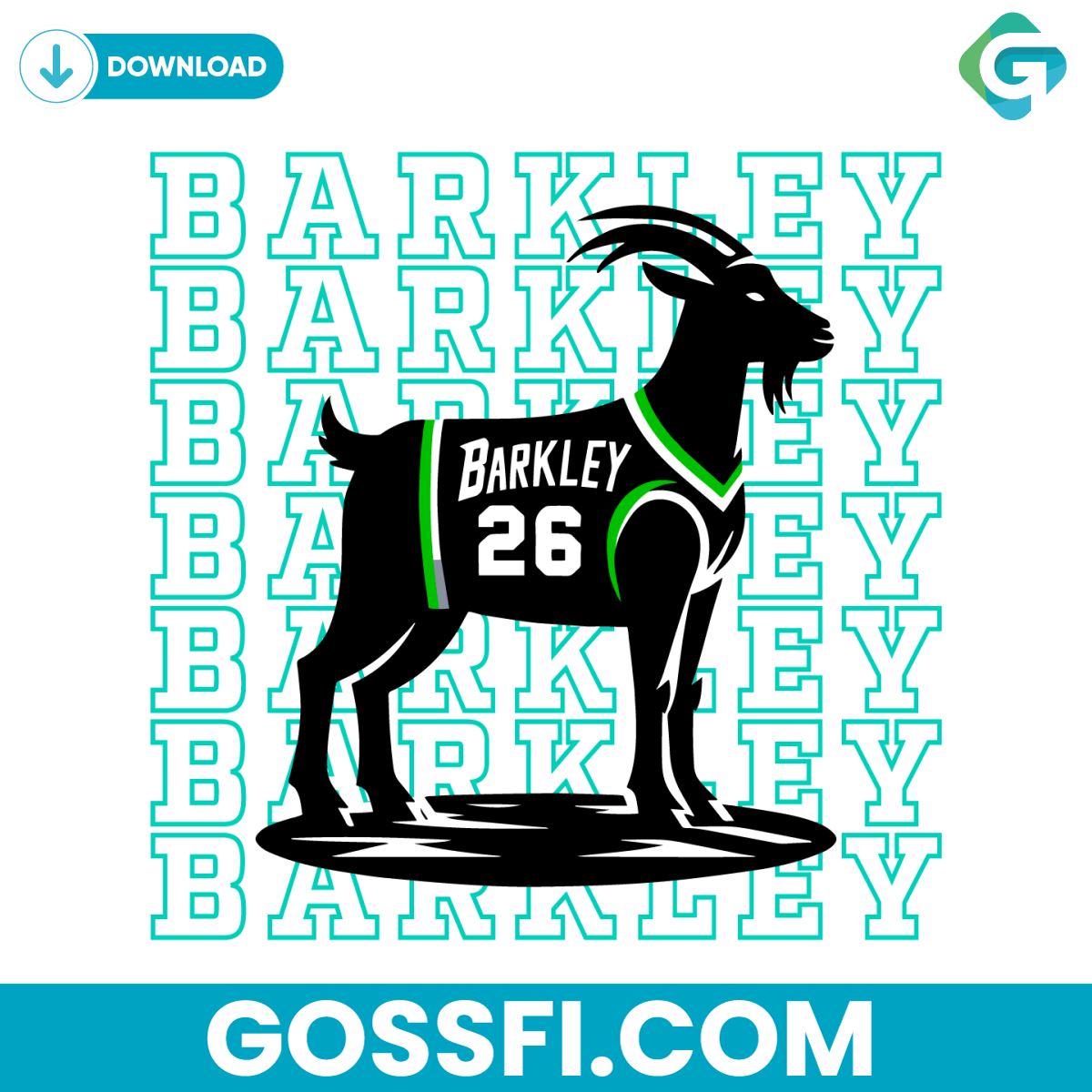 saquon-barkley-goat-philadelphia-eagles-football-svg