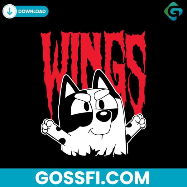 bluey-muffin-detroit-red-wings-nhl-svg-digital-download