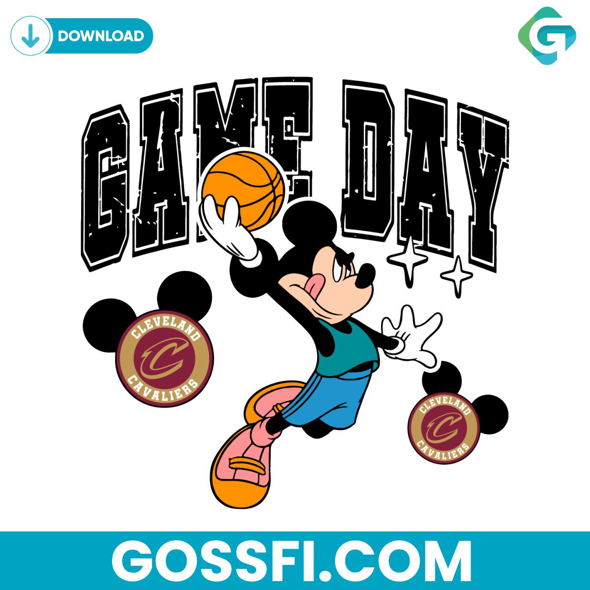 retro-basketball-game-day-cleveland-cavaliers-svg