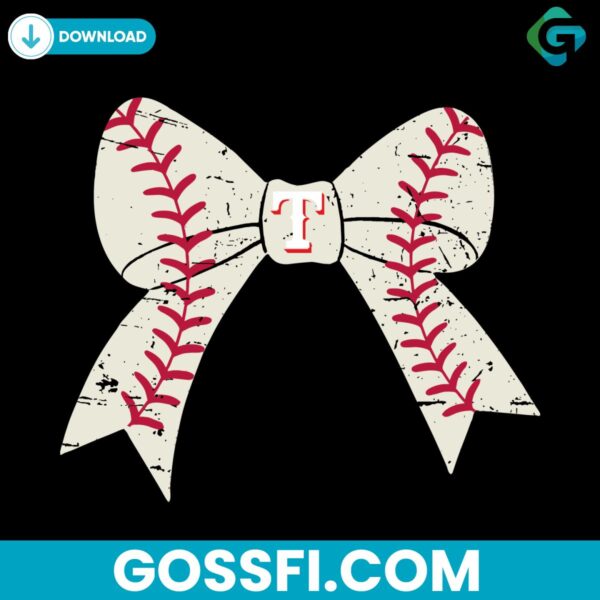 bow-tie-baseball-texas-rangers-svg-digital-download