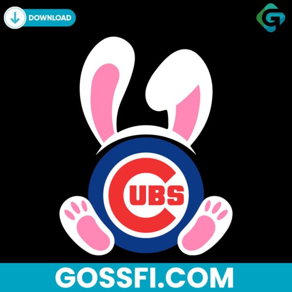 chicago-cubs-easter-bunny-svg-digital-download
