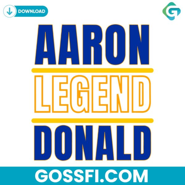 aaron-donald-legend-los-angeles-rams-football-svg