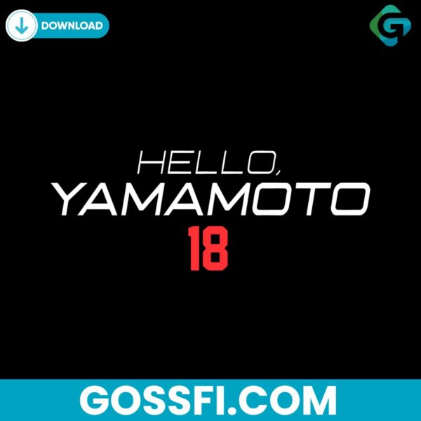 hello-yamamoto-los-angeles-dodgers-baseball-svg