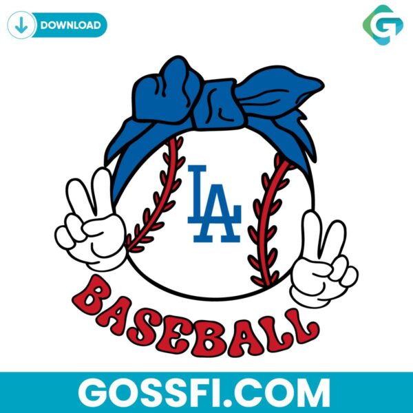 los-angeles-dodgers-baseball-mlb-team-svg