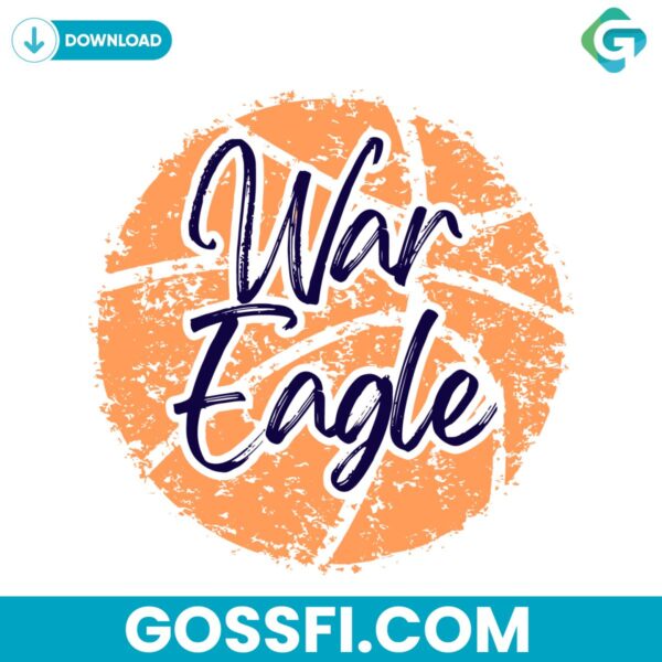 retro-war-eagle-basketball-ncaa-svg-digital-download
