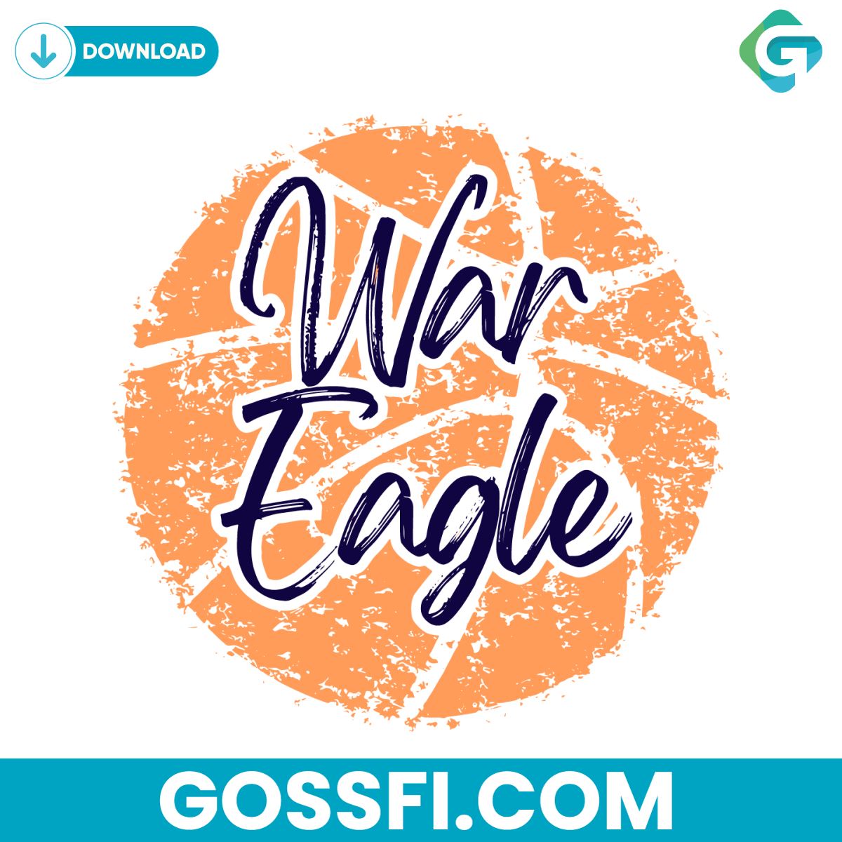 retro-war-eagle-basketball-ncaa-svg-digital-download