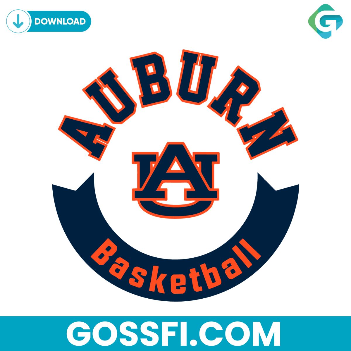 Vintage Basketball Auburn NCAA Team Svg Digital Download - Gossfi.com