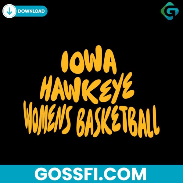 iowa-hawkeyes-womens-basketball-retro-svg-digital-download