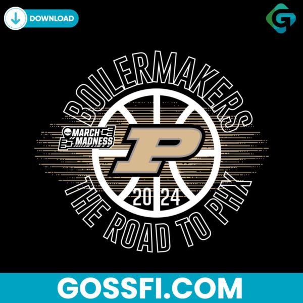 purdue-boilermakers-road-to-phx-basketball-ncaa-svg