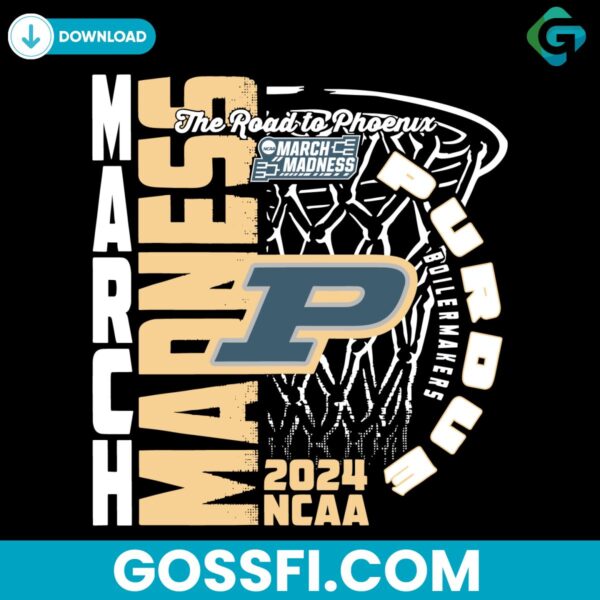 purdue-boilermakers-march-madness-2024-the-road-to-phoenix-svg