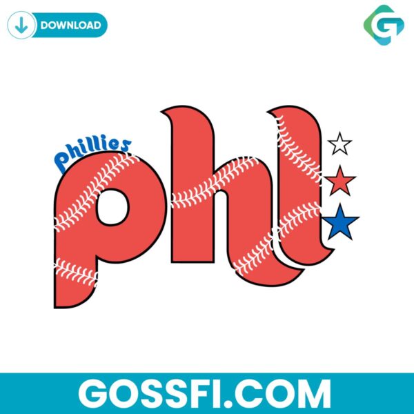 baseball-phil-phillies-stars-mlb-svg-digital-download