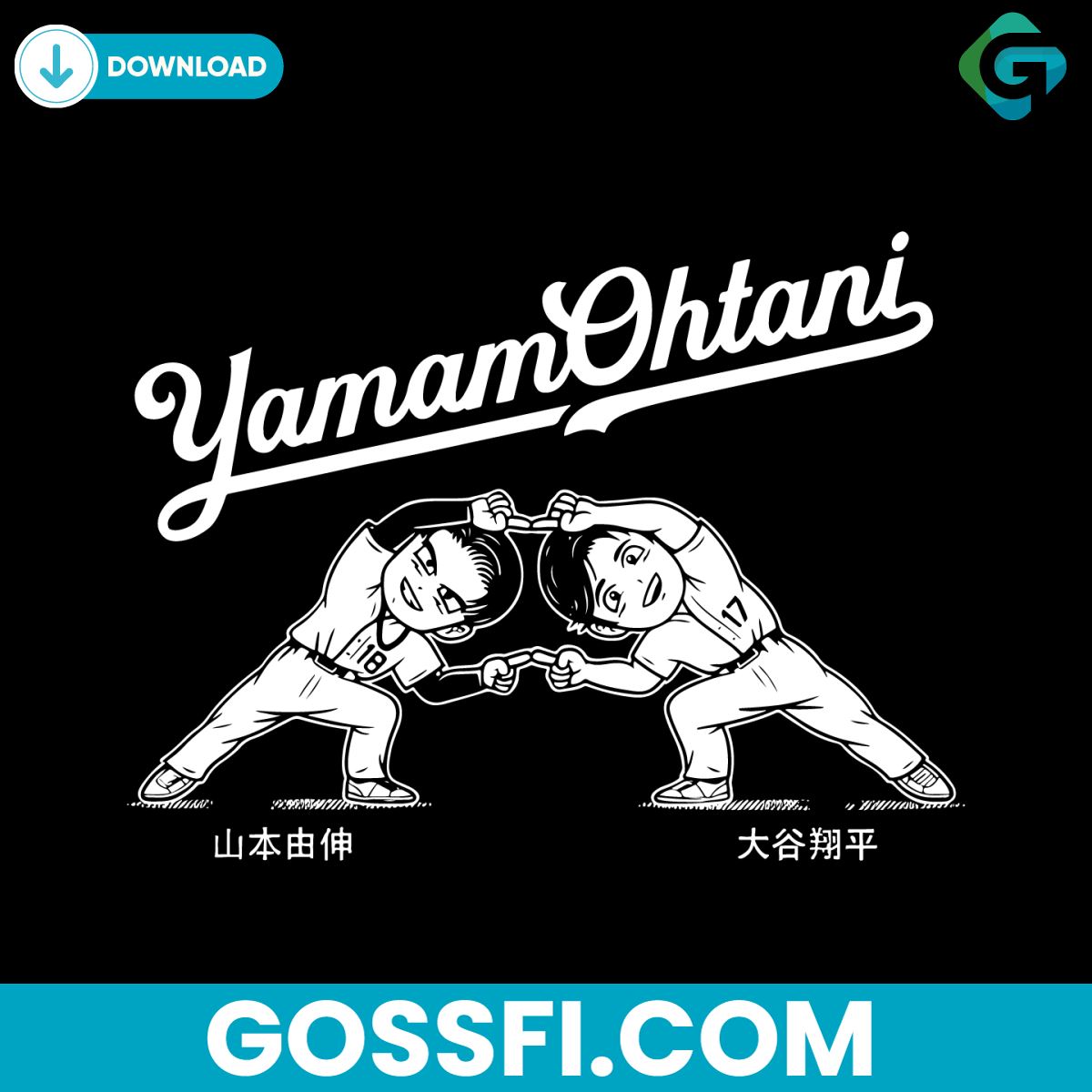 funny-yamam-ohtani-los-angeles-dodgers-players-svg