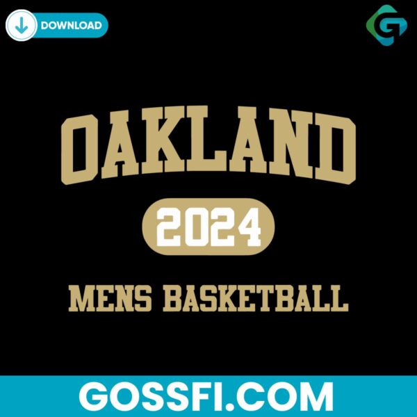 oakland-2024-mens-basketball-ncaa-svg-digital-download
