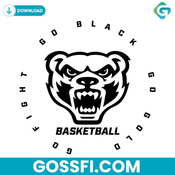 oakland-golden-grizzlies-basketball-go-fight-go-black-go-gold-svg