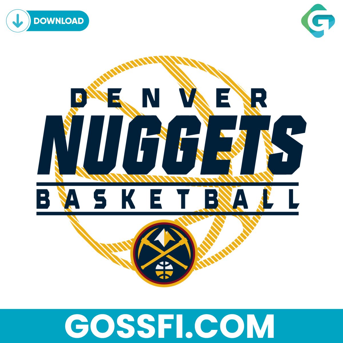 denver-nuggets-basketball-svg-digital-download